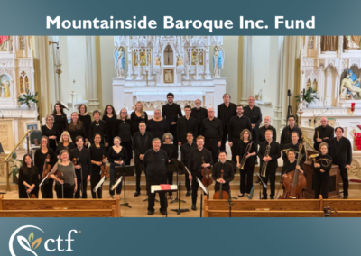 CTF Announces the Creation of the Mountainside Baroque Support Fund
